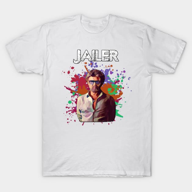 Rajinikant Super star movie Jailer T-Shirt by Swag Like Desi